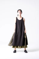BISHOOL Rib Super Long Tank Top charcoal gray