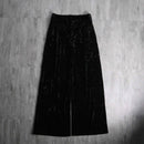 2000s low-rise crush velour flare pants