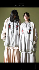 BISHOOL Embroidery Satin Georgette SUKAJAN -春画-