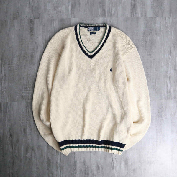 "Polo by Ralph Lauren" tilden taste V-neck cotton knit
