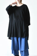 BISHOOL Sequins Embroidery Drape Big-T -花火 black-