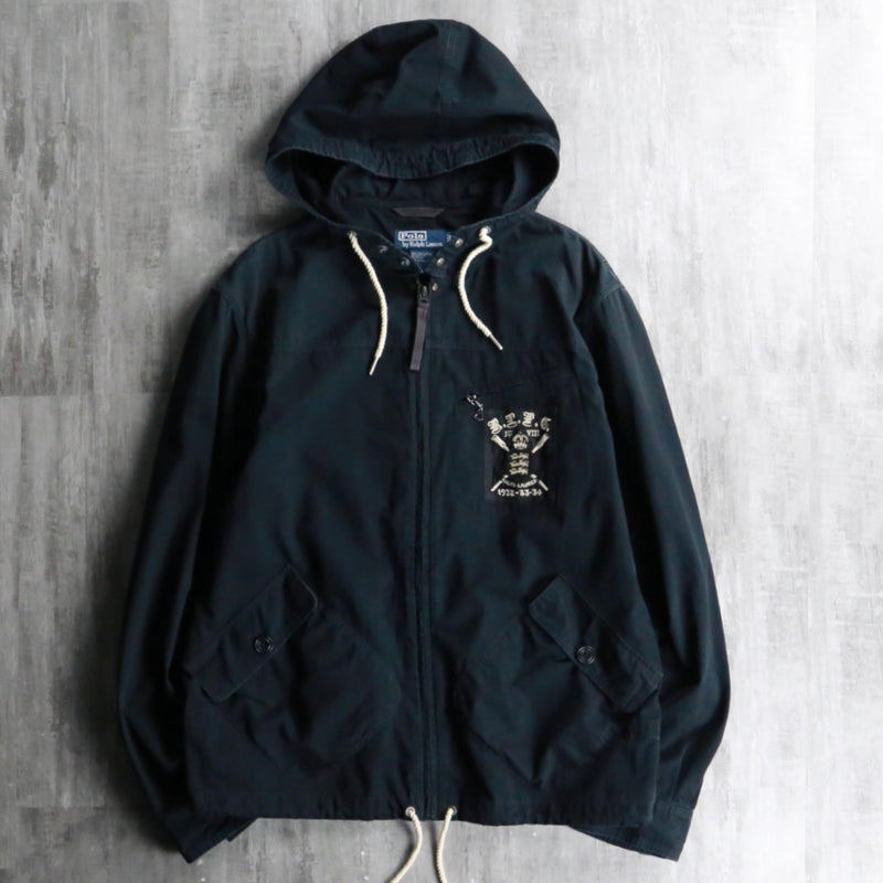 "Polo by Ralph Lauren" black hooded jacket