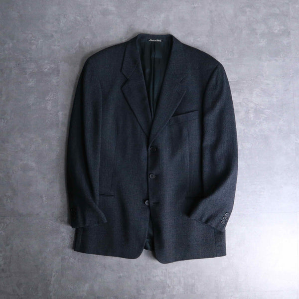 "GIORGIO ARMANI" indigo wool tailored jacket
