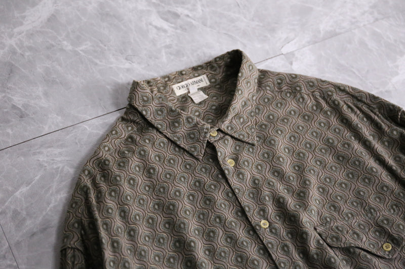 ""GIRGIO ARMANI"patterned shirt