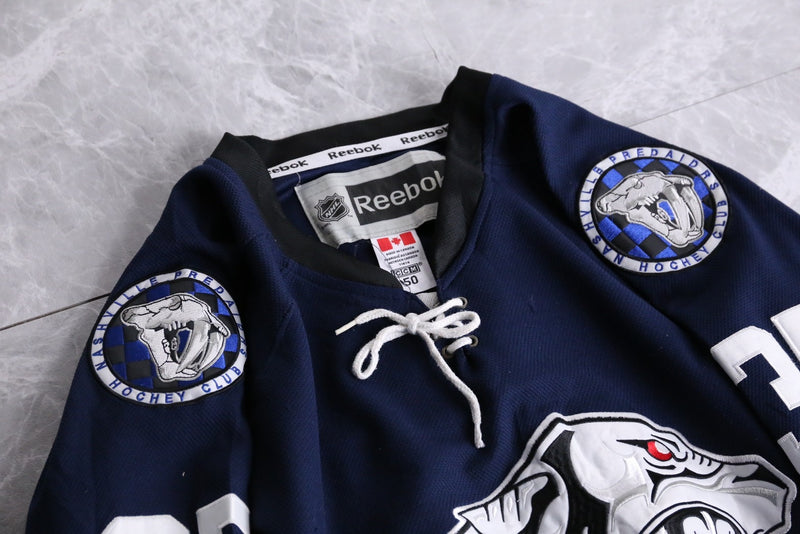 Reebok”×NHL Nashville Predators game shirt