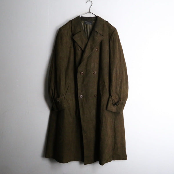 1970s vintage suede leather coat