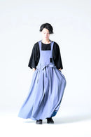 BISHOOL Double Satin Wrap KIMONO Cloth blue