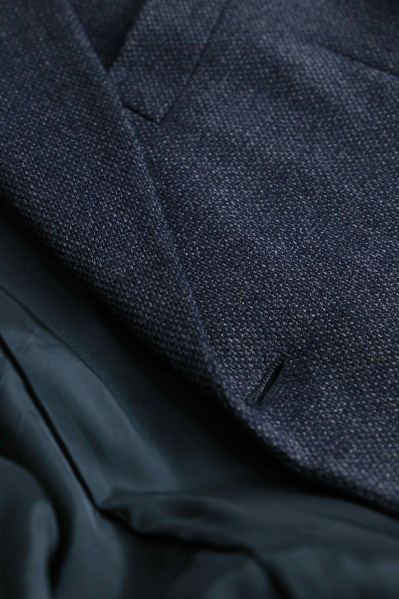 "GIORGIO ARMANI" indigo wool tailored jacket