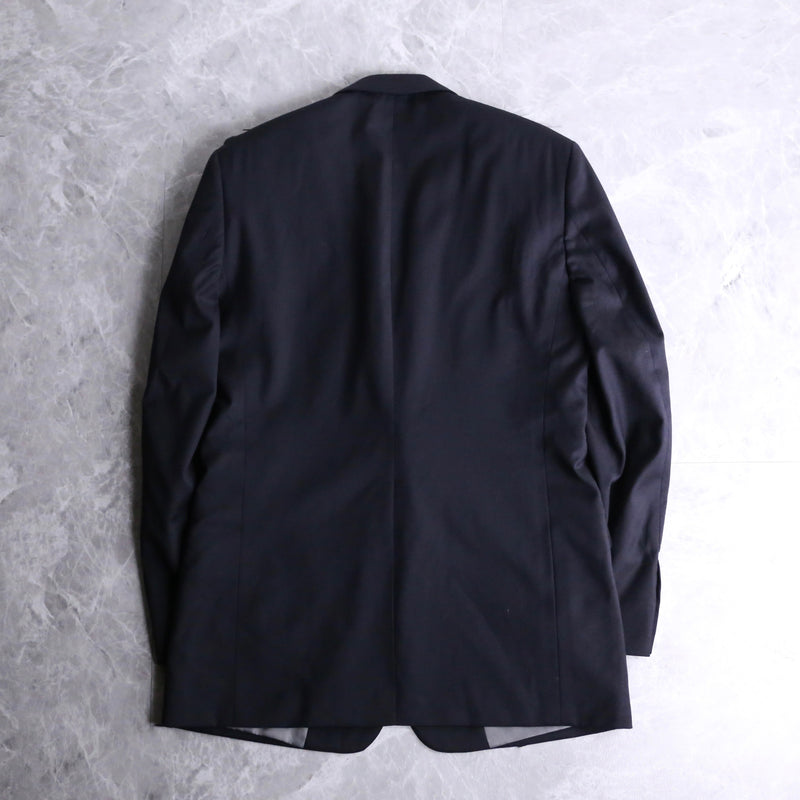 single breast navy blue blazer