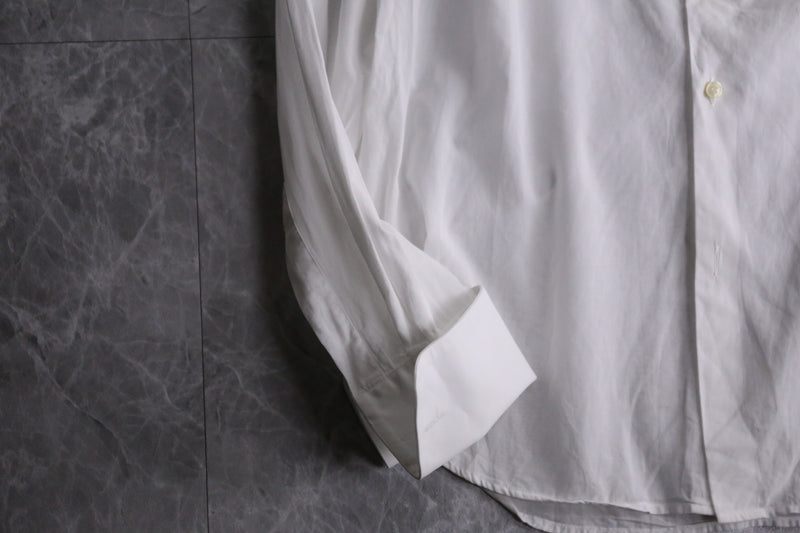 “GIORGIO ARMAMI”white bib front dress shirt