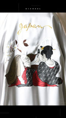 BISHOOL Embroidery Satin Georgette SUKAJAN -春画-