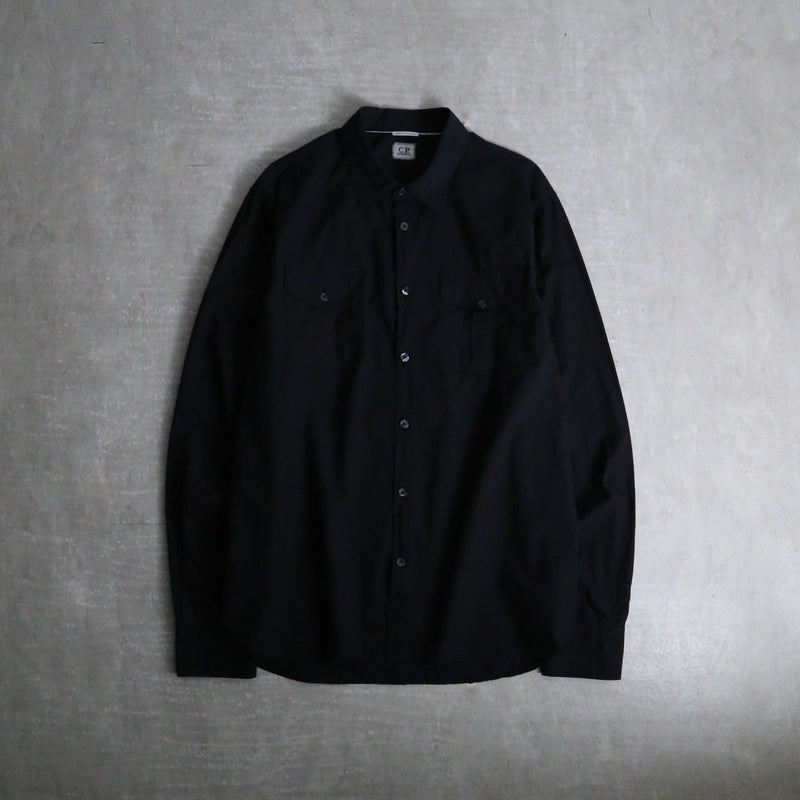 C.P.company garment dye black cotton shirt "NOS"