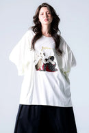 BISHOOL Giza Cotton Classic Big-T -春画 white-
