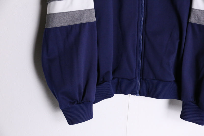 90‘s“adidas”navy× gray truck jacket