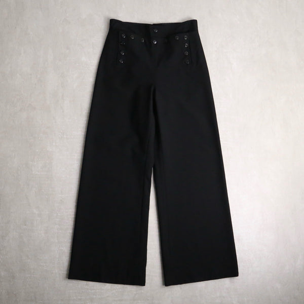 black color sailor pants
