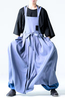 BISHOOL Double Satin Wrap KIMONO Cloth blue