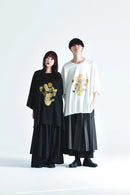 BISHOOL Giza Cotton Classic Big-T -向日葵 black-
