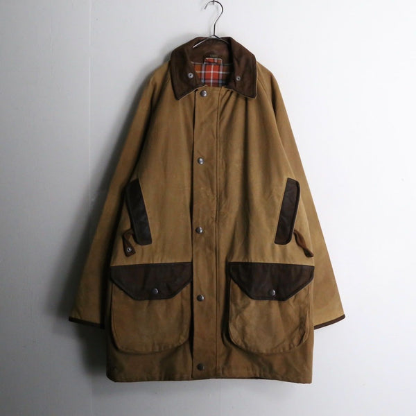 1990s ORVIS oiled hunting coverall jacket