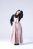 BISHOOL Double Satin Wrap KIMONO Cloth pink