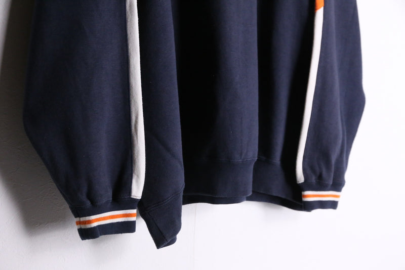 orange×navy chicago bears game sweatshirts