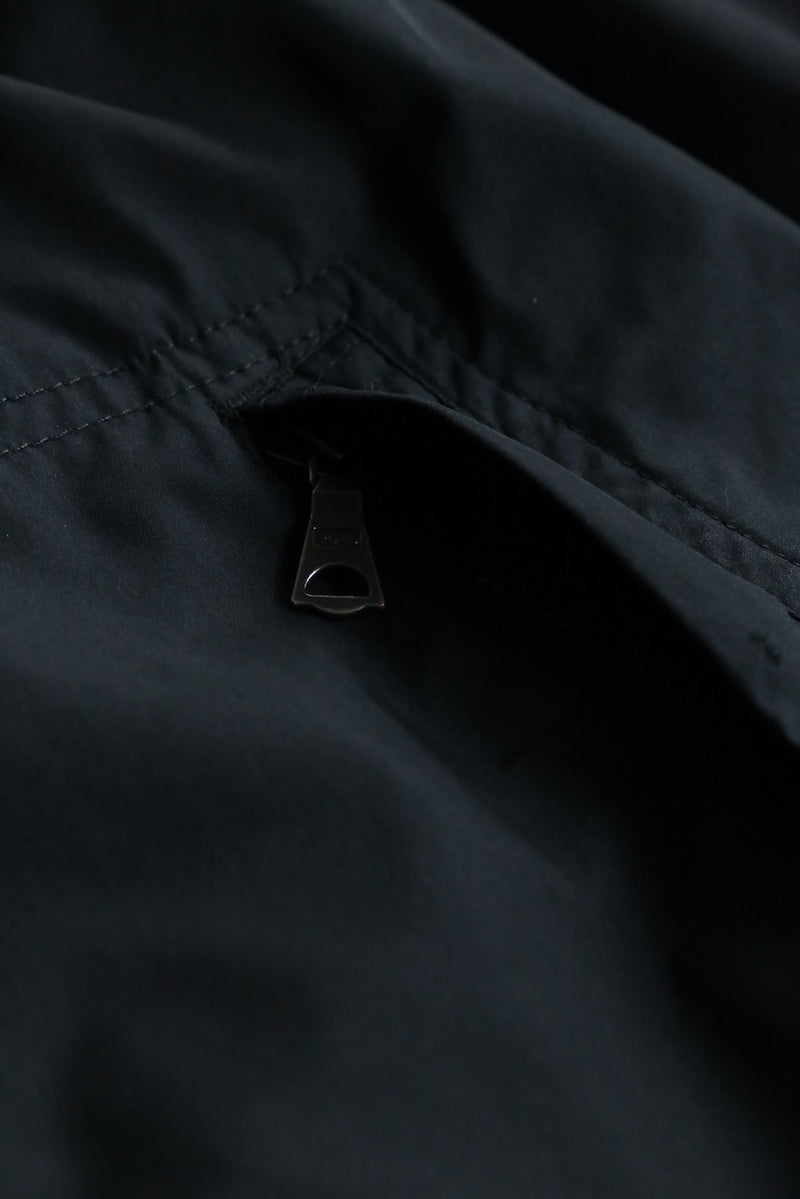 "Polo by Ralph Lauren" stand collar black nylon jacket