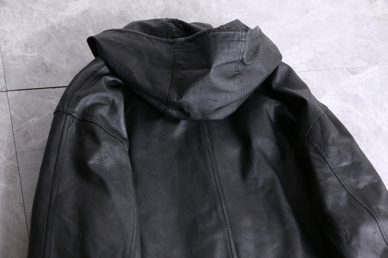 "WILSONS" leather foodie duffle coat