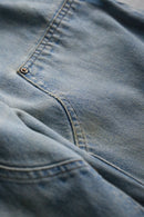 "Carhartt"double knee light wash wide denim
