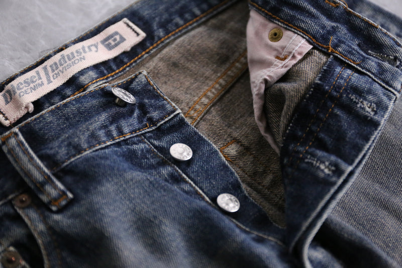 "Diesel" washed aging denim