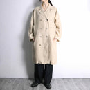 Ivory linen coat