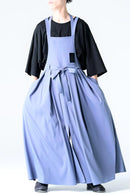 BISHOOL Double Satin Wrap KIMONO Cloth blue