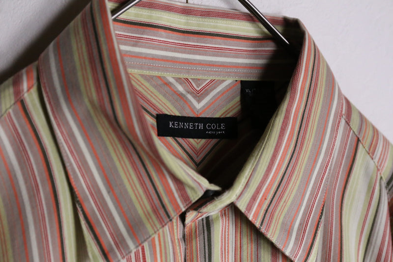 multicolor stripe pattern dress shirts