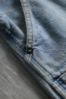 "Carhartt"double knee light wash wide denim