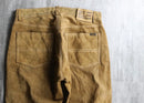 "POLO JEANS" camel brown color straight suede pants.