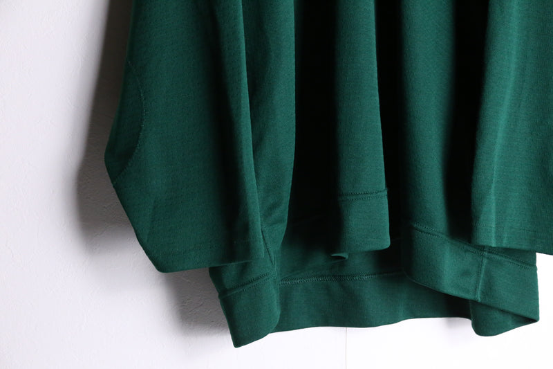 "NIKE" green mesh pull-over