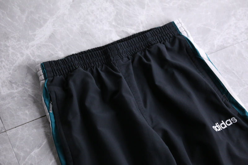 "adidas" turquoise line nylon pants