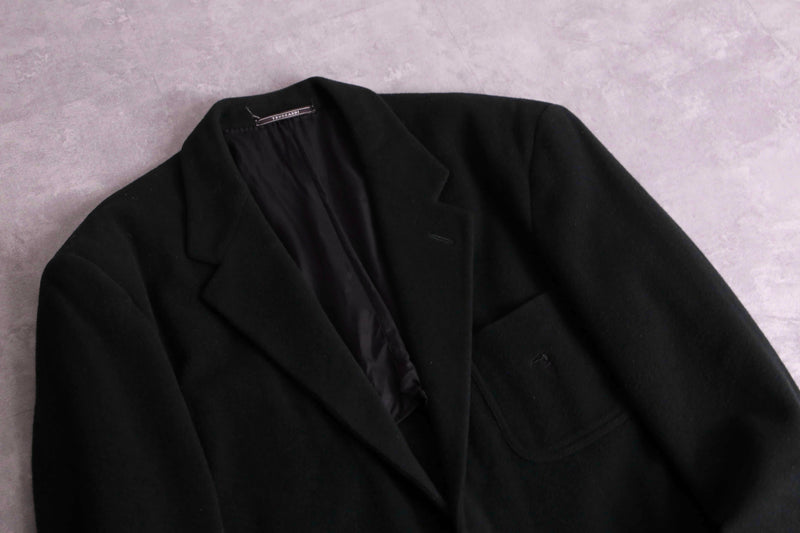 "TRUSSARDI" black wool tailored jacket