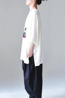 BISHOOL Giza Cotton Classic Big-T -春画 white-