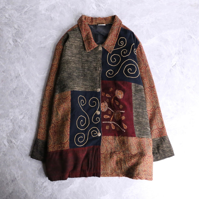 ethnic swich design gobelin jacket