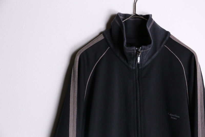 "Calvin Klein" black track jacket