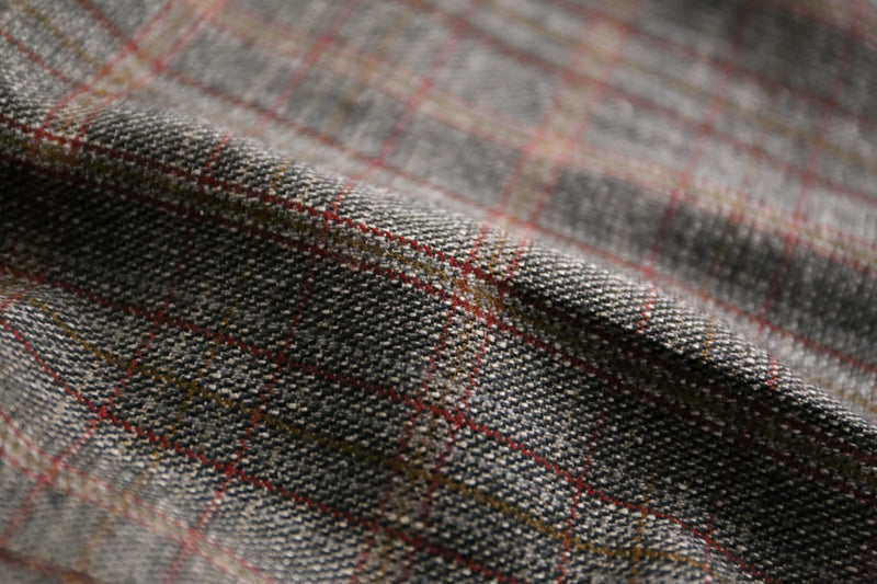 70's check tweed flare slacks