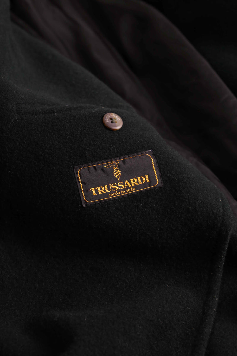 "TRUSSARDI" black wool tailored jacket