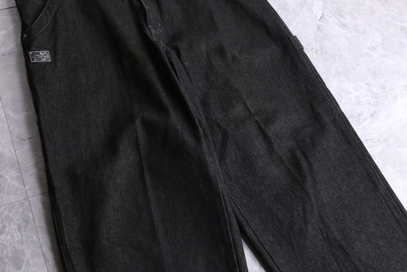 "SOUTH POLE" black baggy painter denim