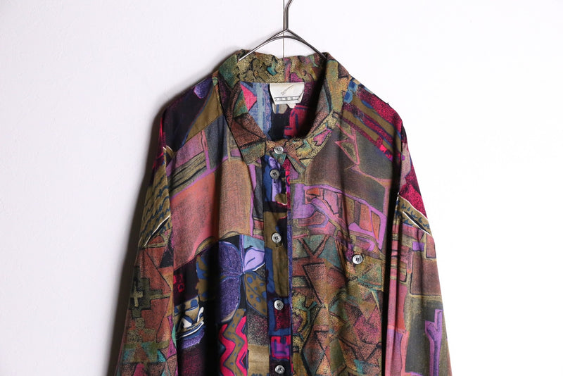 artistic total pattern shirts