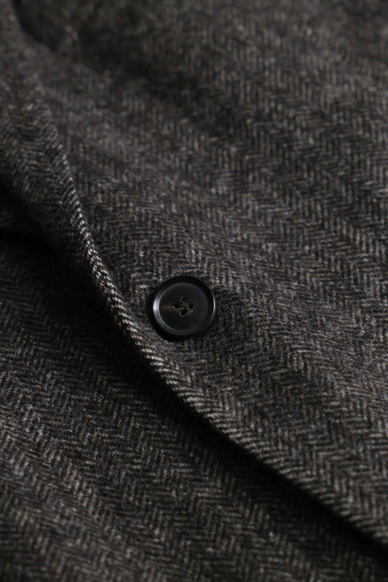 "HUGO BOSS" herringbone textile tailored jacket