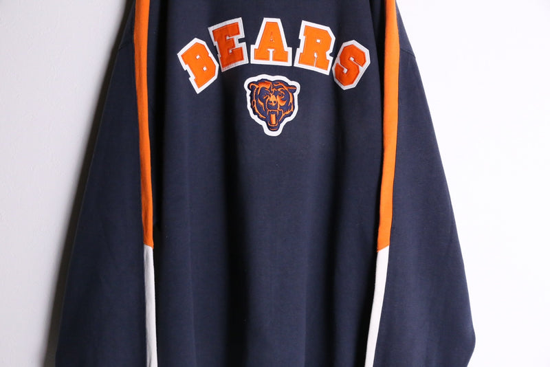 orange×navy chicago bears game sweatshirts