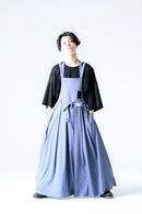 BISHOOL Double Satin Wrap KIMONO Cloth blue