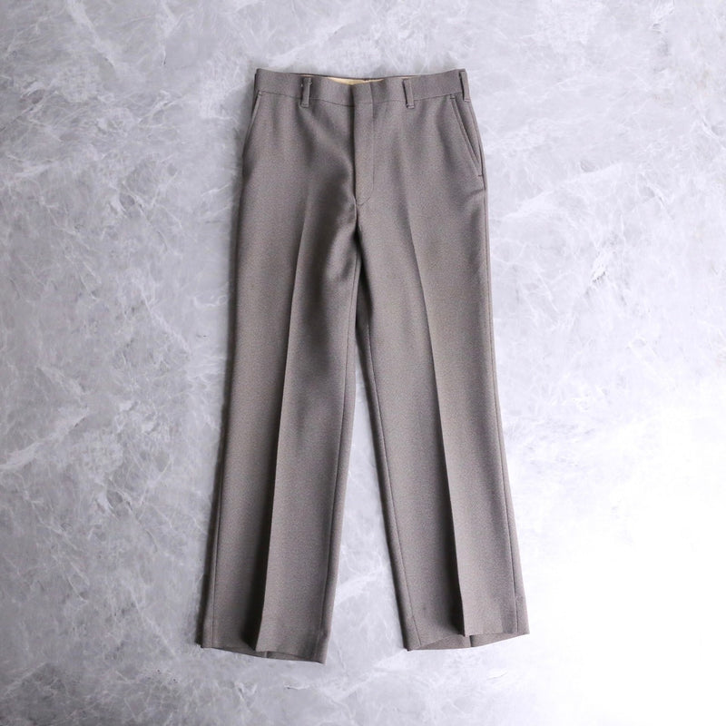 70's light grey semi-flare trousers