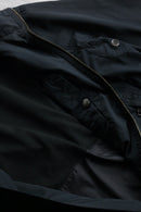 "Polo by Ralph Lauren" stand collar black nylon jacket