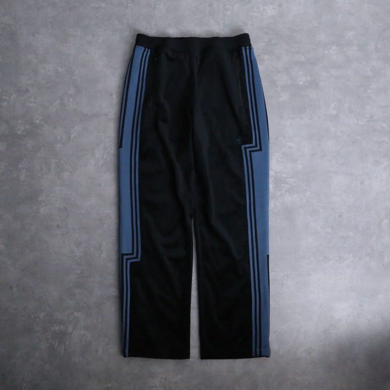 wide straight velvet track pants