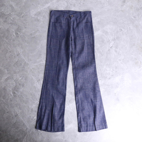 sailor pants motif flare trousers